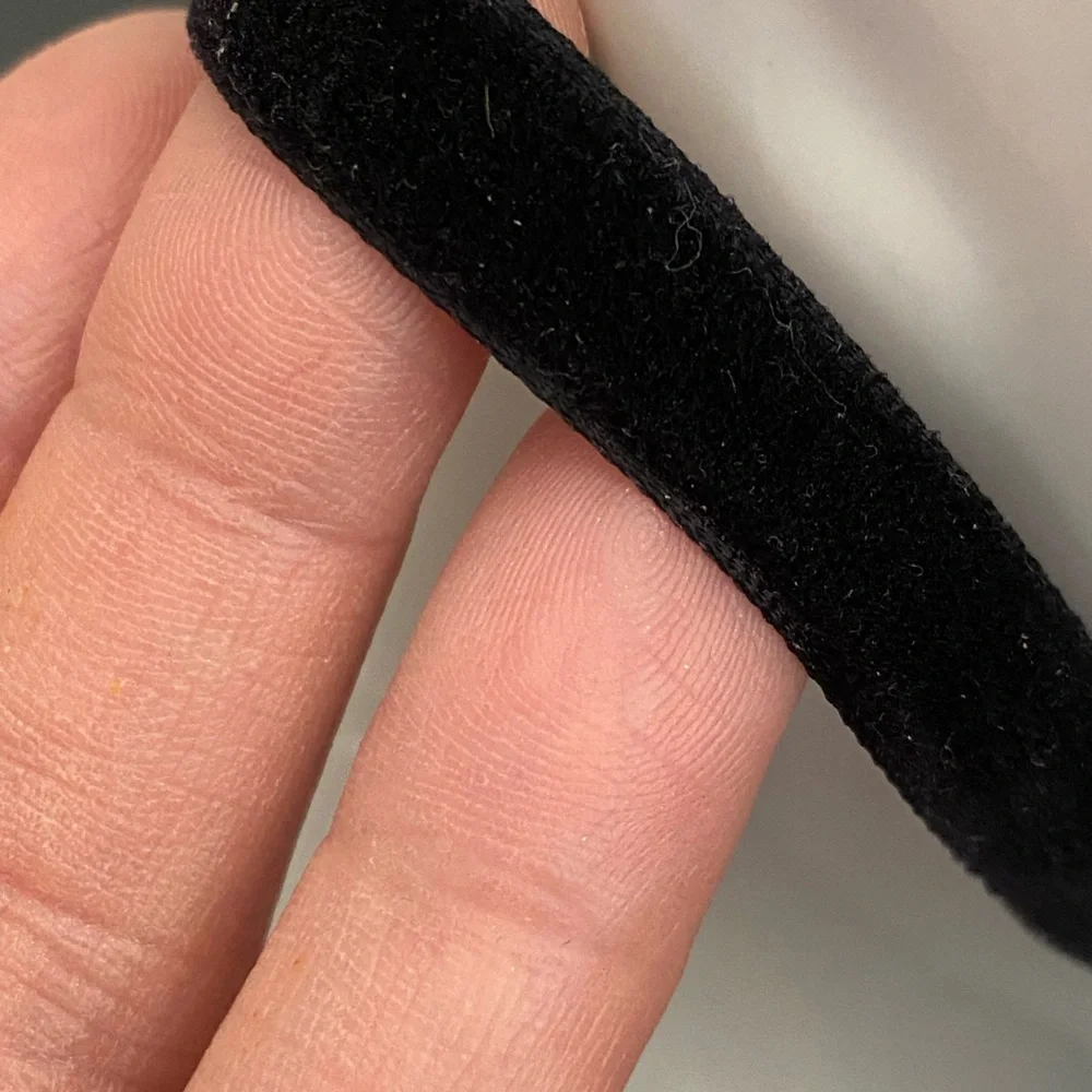 Black band velvet velveteen choker necklace